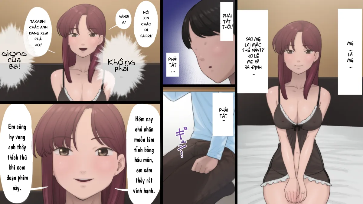 HentaiVN.net - Ảnh 5 - Haha wa Kayoi Seidorei [My Mom The Sex Slave] - Oneshot - Có che