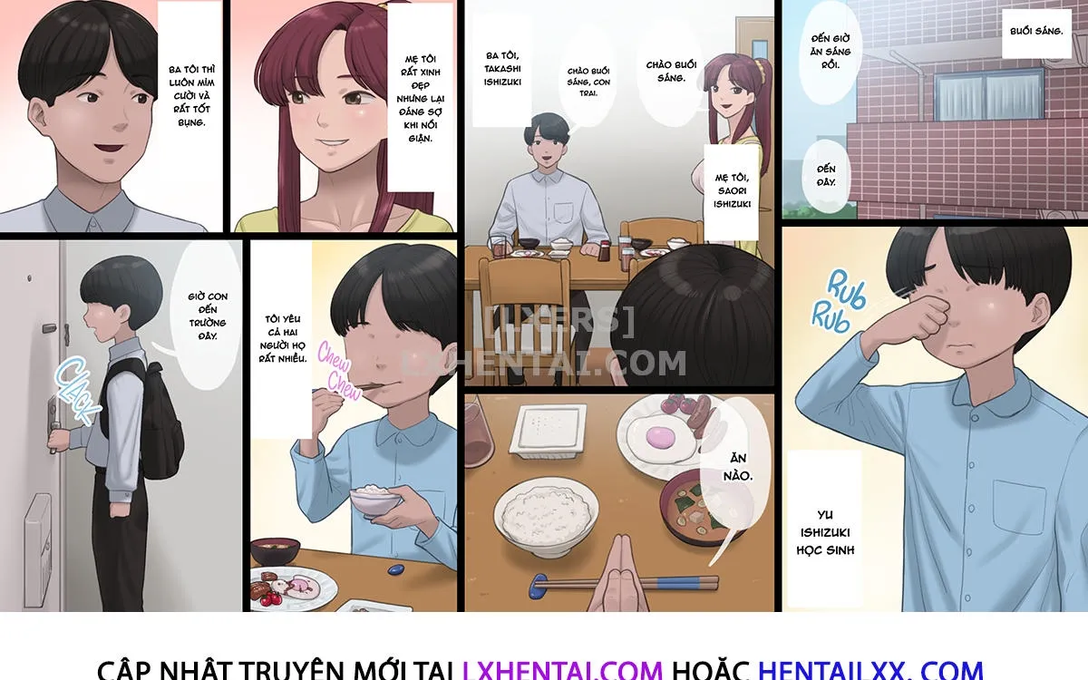 HentaiVN.net - Ảnh 3 - Haha wa Kayoi Seidorei [My Mom The Sex Slave] - Oneshot - Không che