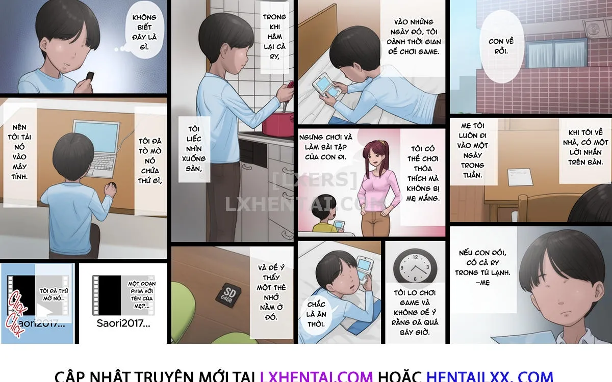 HentaiVN.net - Ảnh 4 - Haha wa Kayoi Seidorei [My Mom The Sex Slave] - Oneshot - Không che