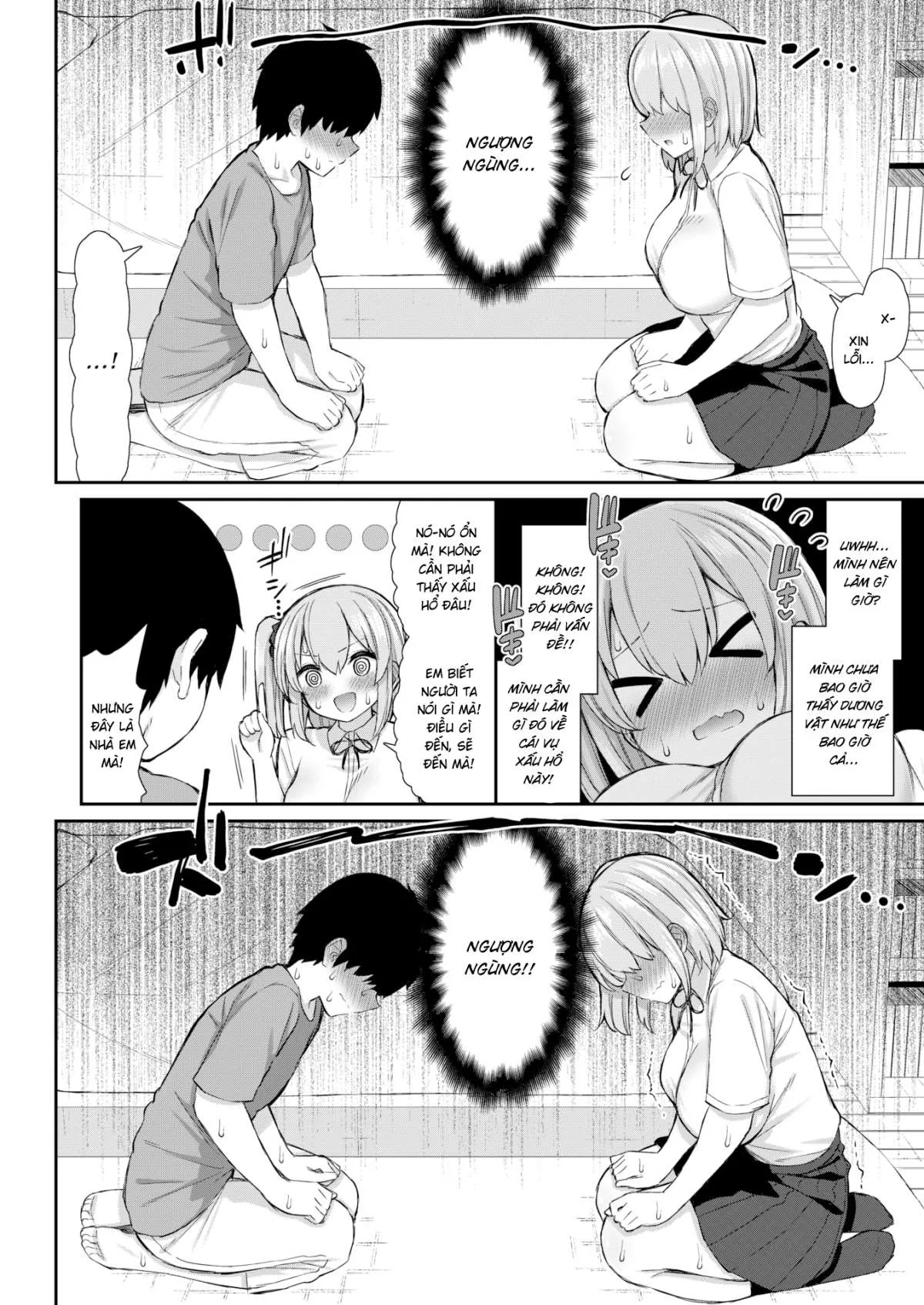 HentaiVN.net - Ảnh 4 - Nữ Sinh và Cậu Bé Dậy Thì - Chap 1