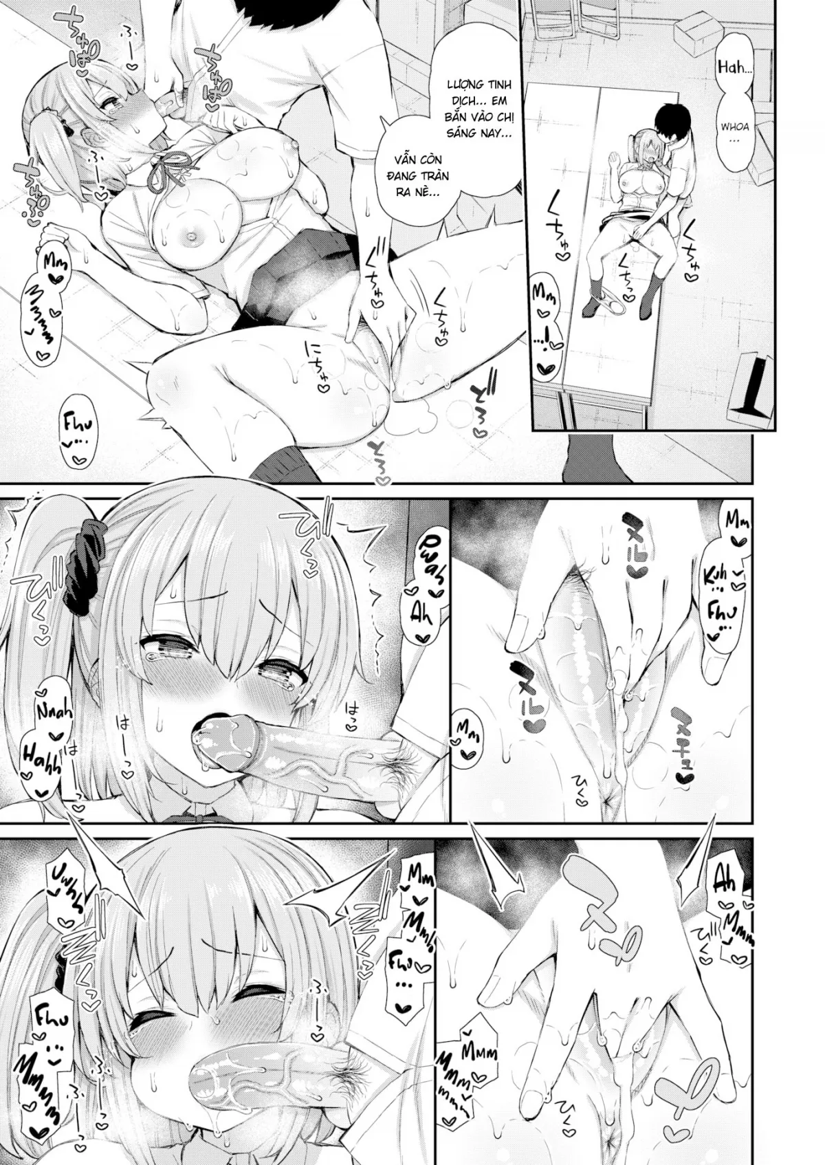 HentaiVN.net - Ảnh 8 - Nữ Sinh và Cậu Bé Dậy Thì - Chap 2