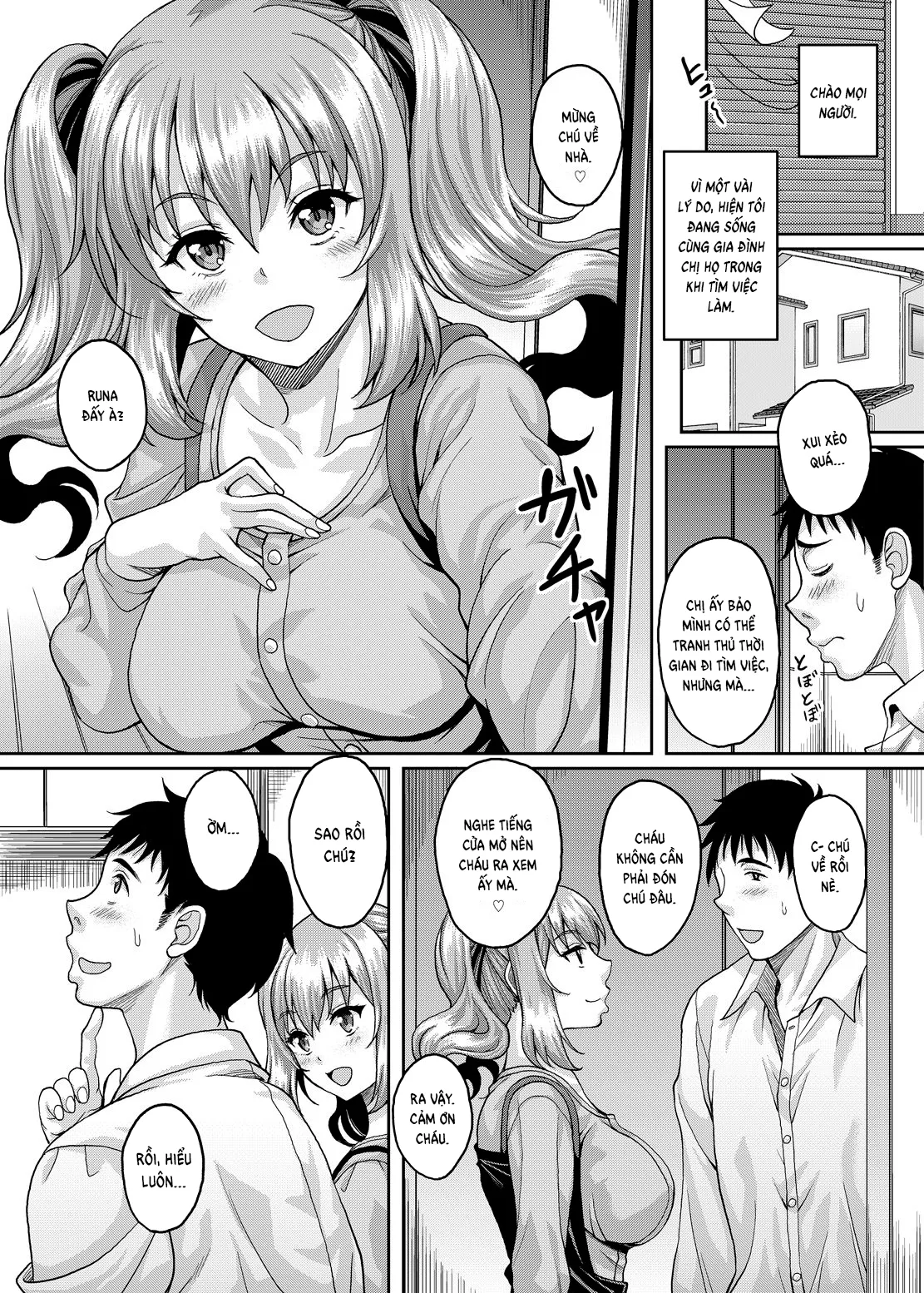 HentaiVN.net - Ảnh 4 - Những đứa cháu JK đều ngực to như này sao? [Loli-gao Kyonyuu JK no Meikko ga Iru Fuuzoku ga Arutte Hontou desu ka; Is it true that there is a custom that there is a loli-faced niece big breasted JK?] - Chap 1