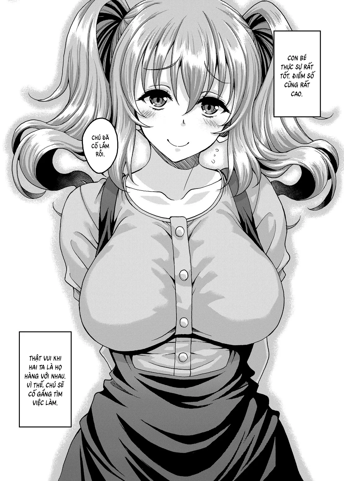 HentaiVN.net - Ảnh 5 - Những đứa cháu JK đều ngực to như này sao? [Loli-gao Kyonyuu JK no Meikko ga Iru Fuuzoku ga Arutte Hontou desu ka; Is it true that there is a custom that there is a loli-faced niece big breasted JK?] - Chap 1