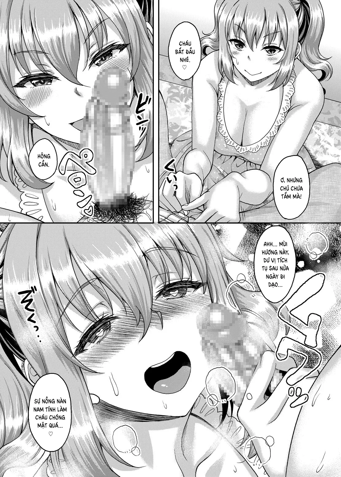 HentaiVN.net - Ảnh 10 - Những đứa cháu JK đều ngực to như này sao? [Loli-gao Kyonyuu JK no Meikko ga Iru Fuuzoku ga Arutte Hontou desu ka; Is it true that there is a custom that there is a loli-faced niece big breasted JK?] - Chap 2