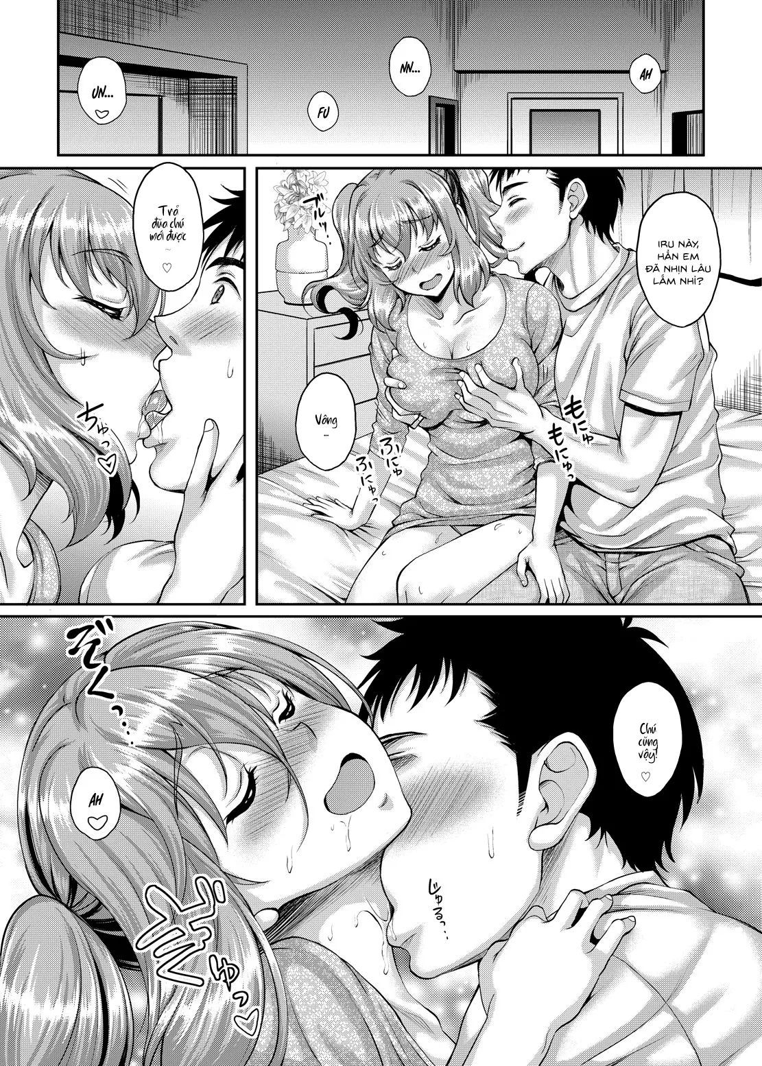 HentaiVN.net - Ảnh 3 - Những đứa cháu JK đều ngực to như này sao? [Loli-gao Kyonyuu JK no Meikko ga Iru Fuuzoku ga Arutte Hontou desu ka; Is it true that there is a custom that there is a loli-faced niece big breasted JK?] - Chap 3