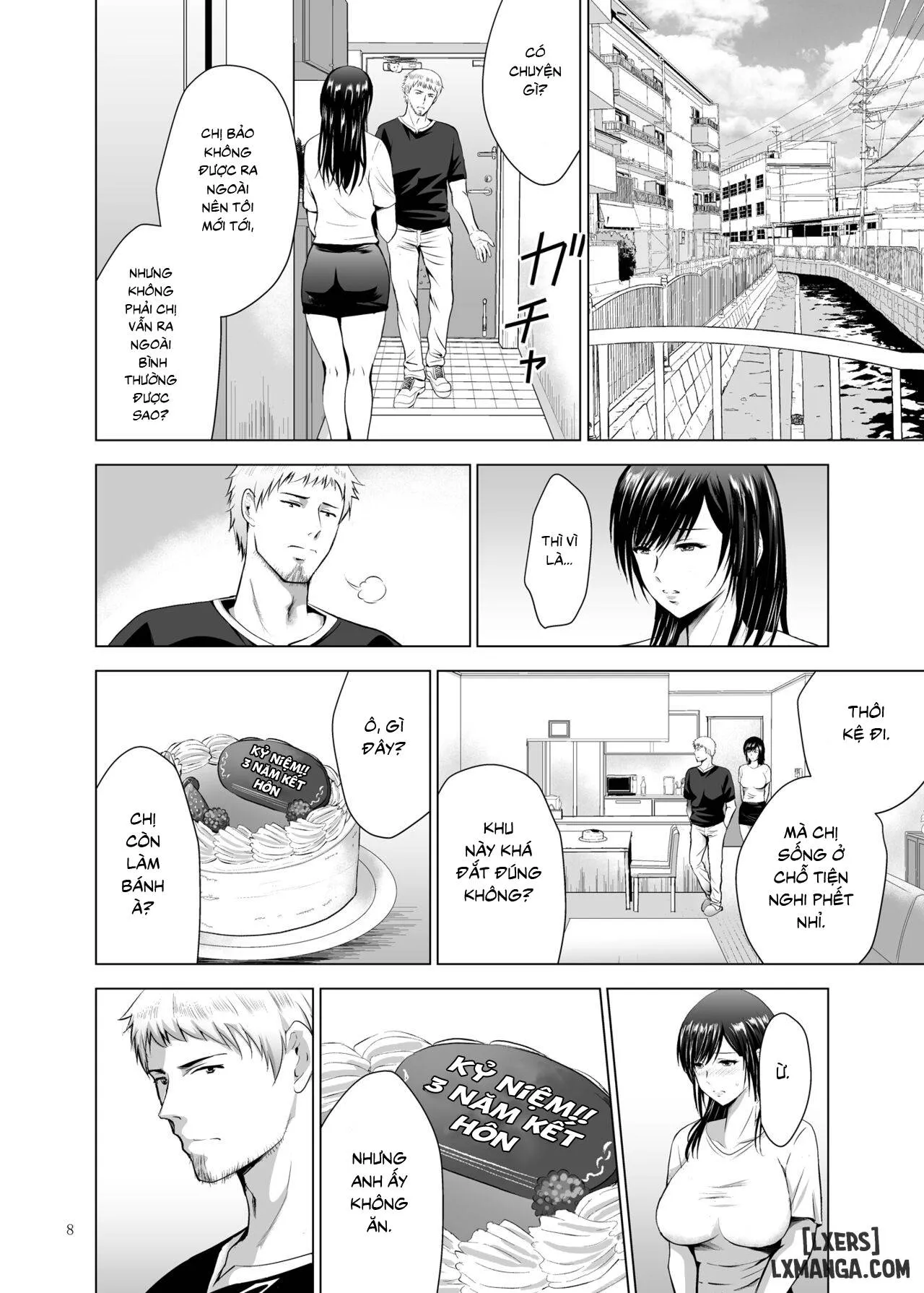 HentaiVN.net - Ảnh 9 - Moto Gal Wakazuma ga Yarikon ni Sanka Shita Ken 3 - Chap 1.