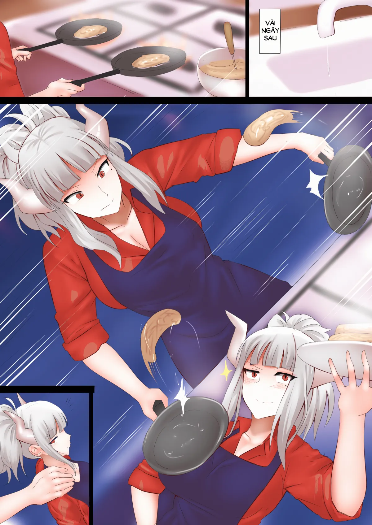 HentaiVN.net - Ảnh 16 - Pancakes Challenge - 75h xuống lỗ