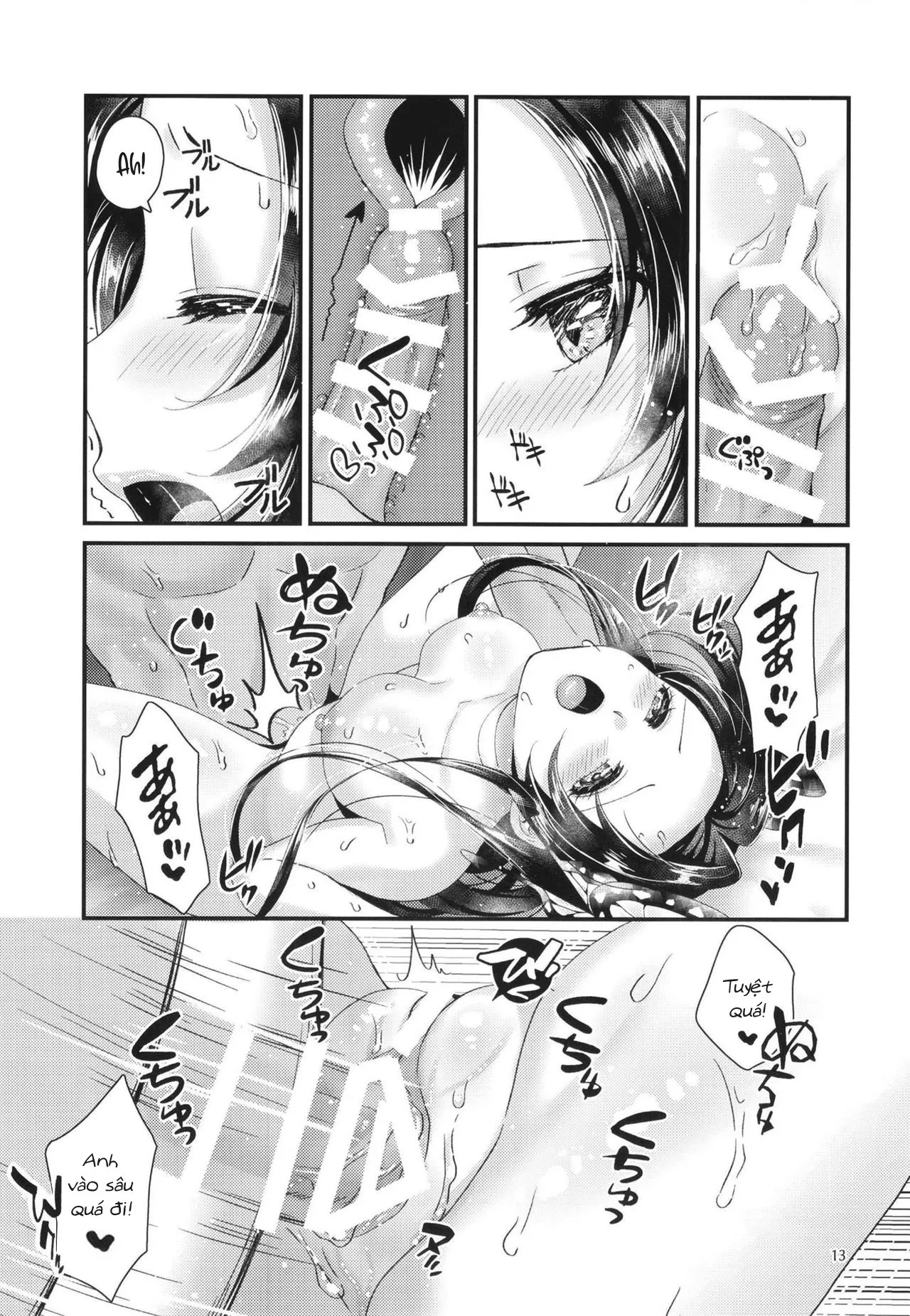 HentaiVN.net - Ảnh 13 - Điệp vũ: Nô đùa [Chouchou no Tawamure] - Oneshot