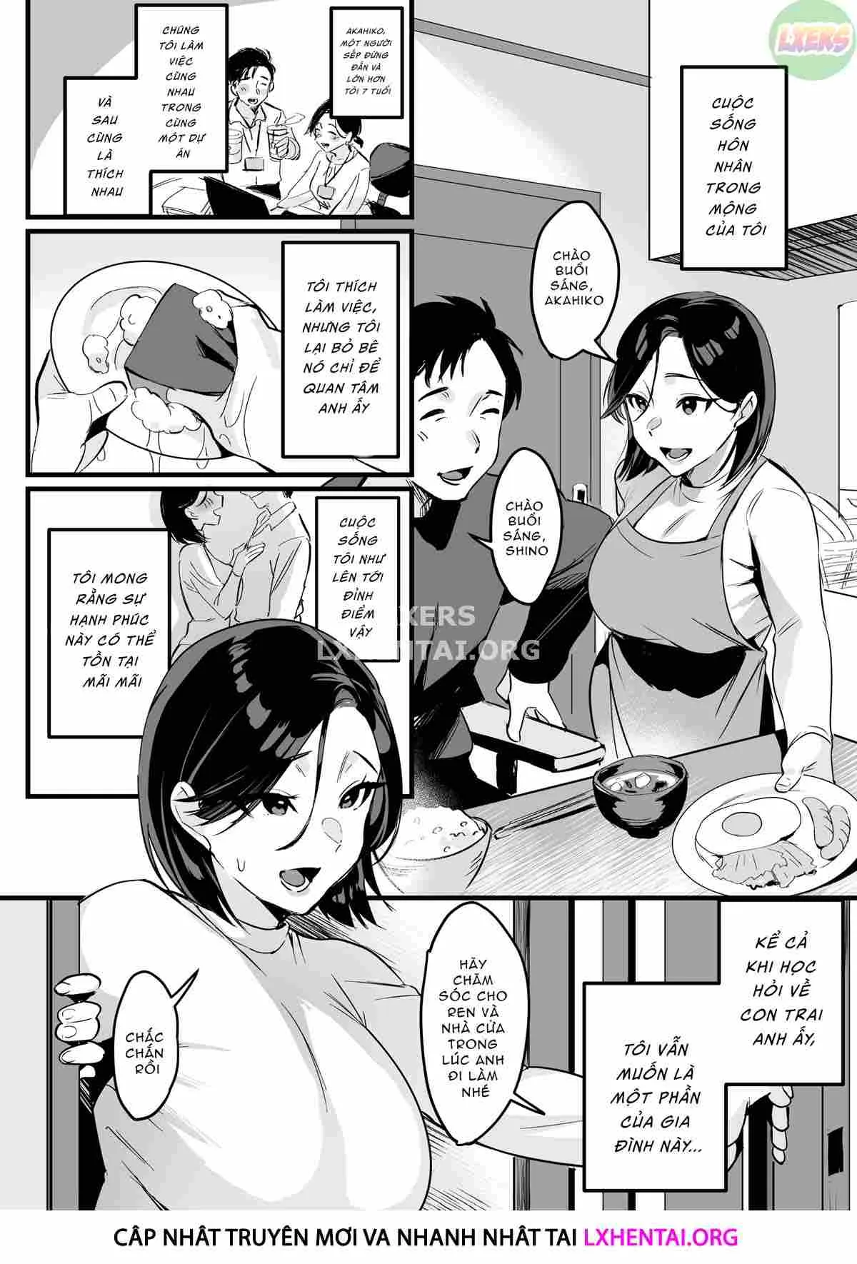 HentaiVN.net - Ảnh 4 - Divorced with a Child - Chap 1