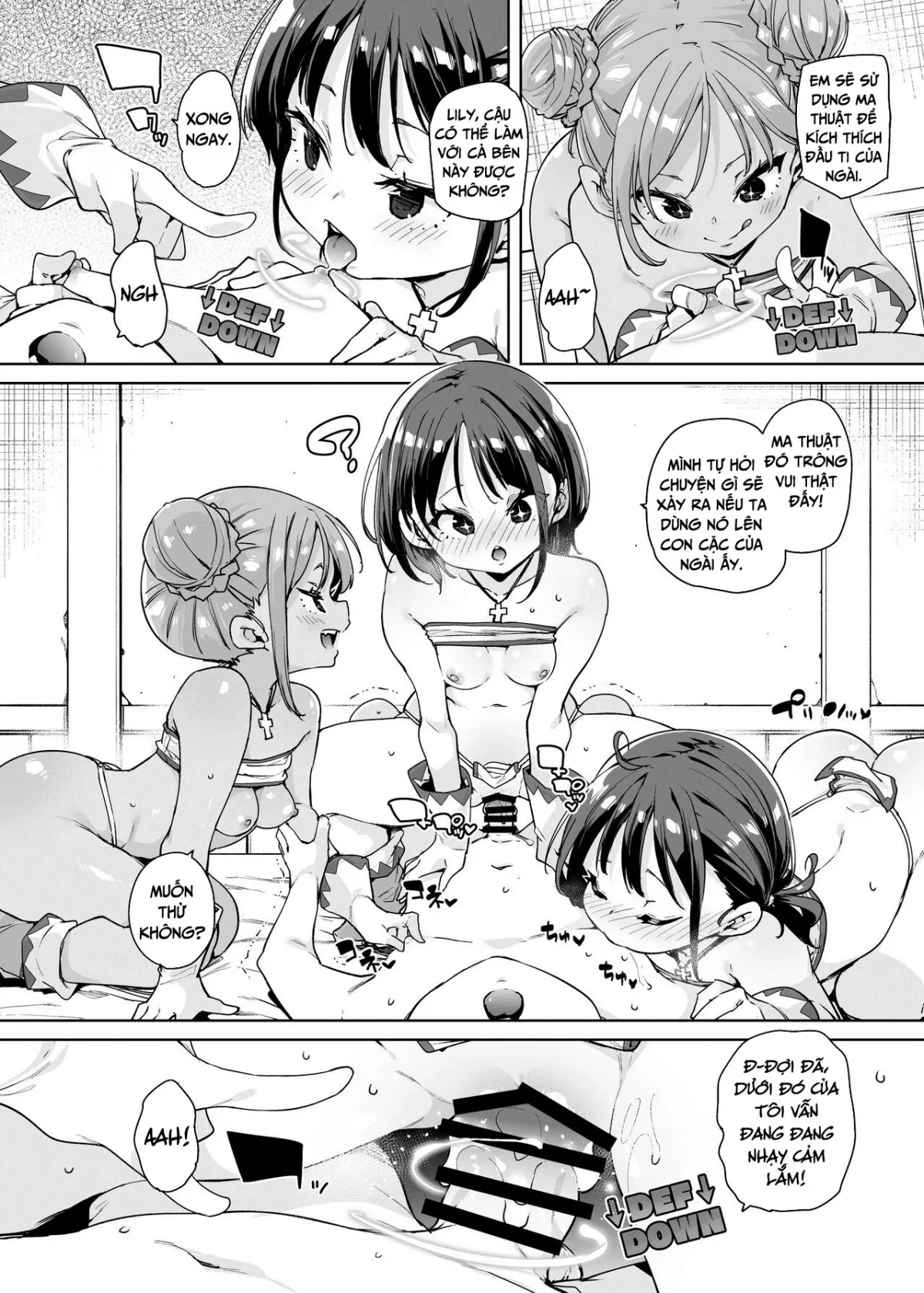 HentaiVN.net - Ảnh 13 - Do H Shiro Mahoutsukai Sannin Tsurete Tabi ga Shitai - Oneshot