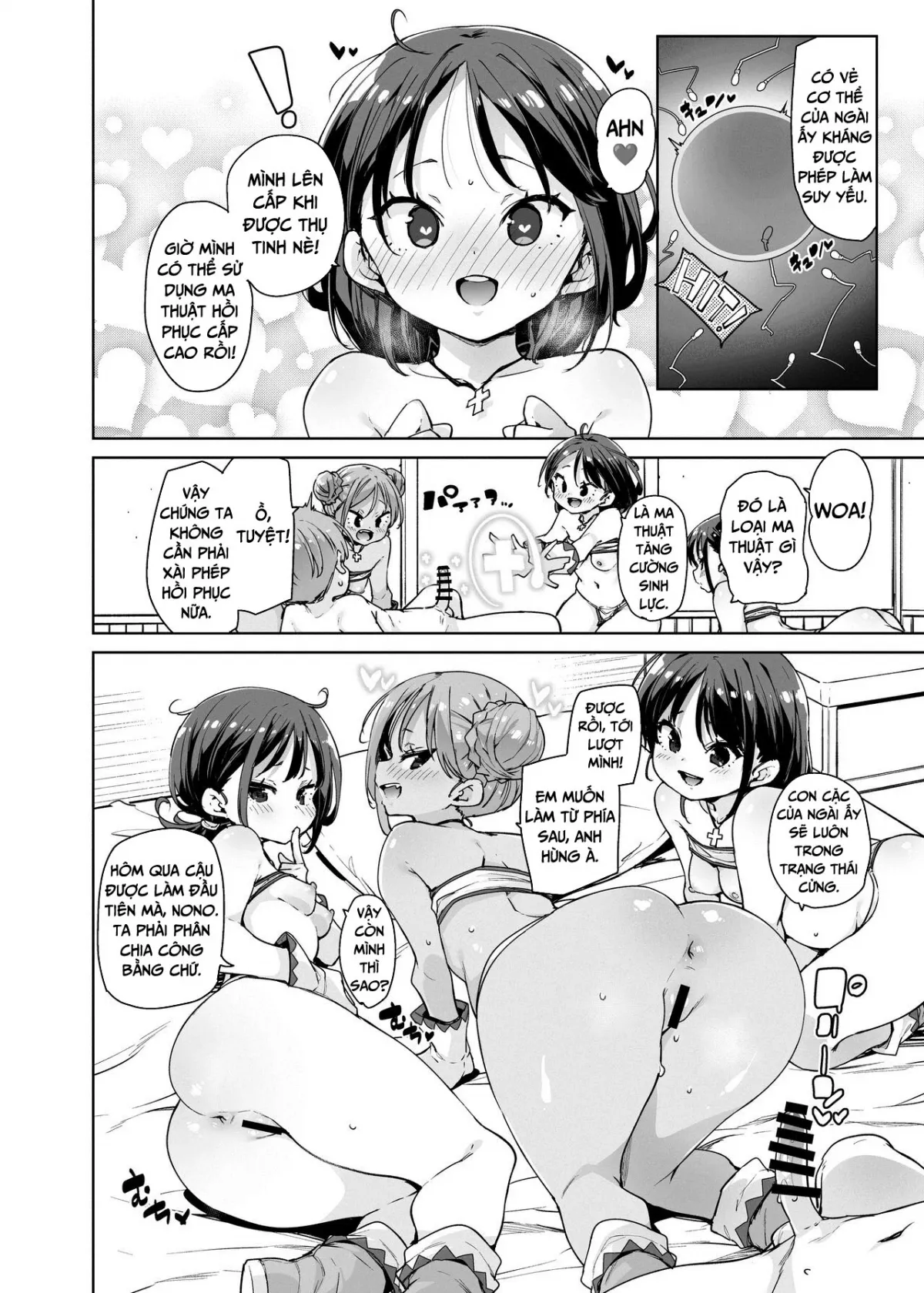 HentaiVN.net - Ảnh 15 - Do H Shiro Mahoutsukai Sannin Tsurete Tabi ga Shitai - Oneshot