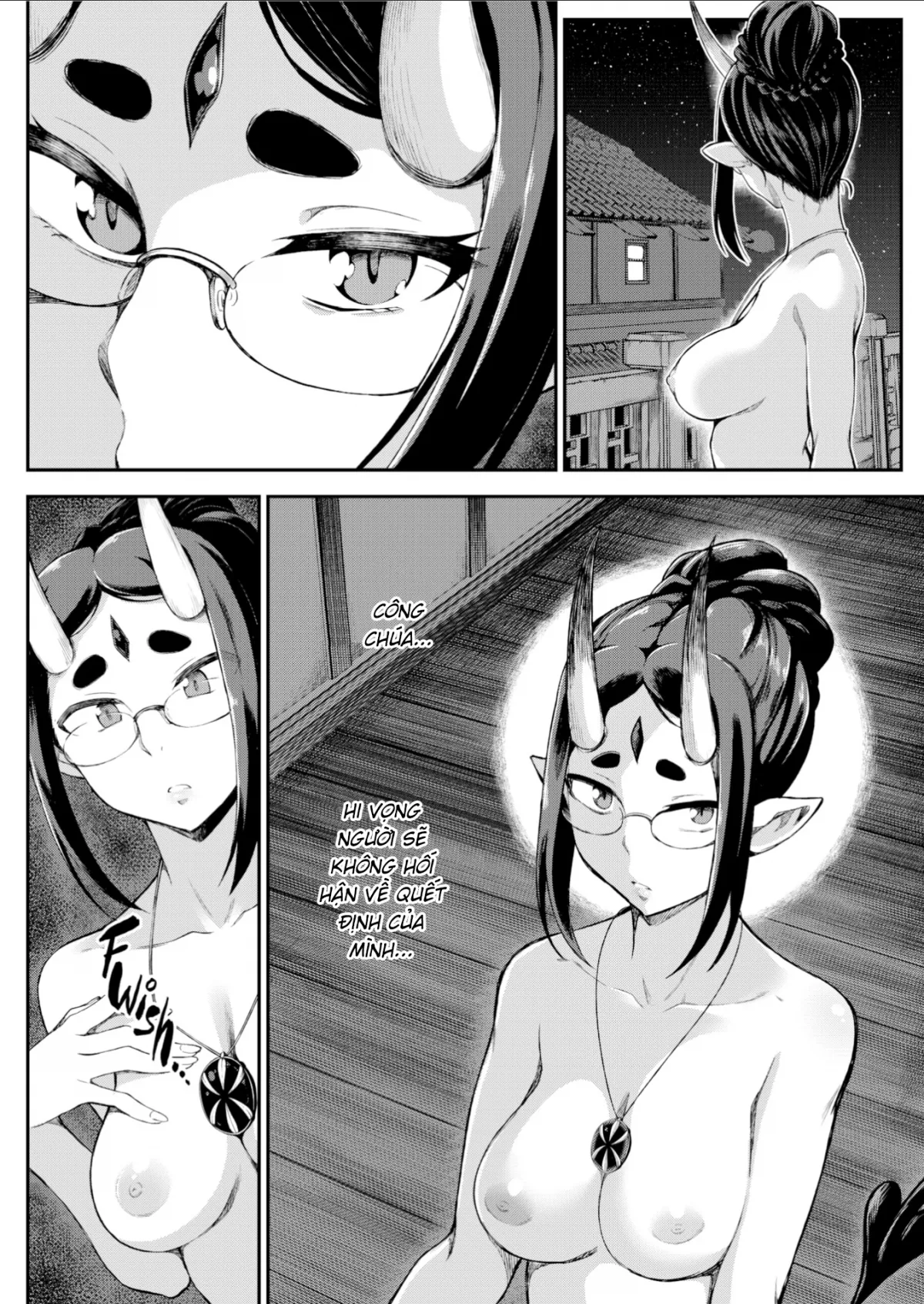 HentaiVN.net - Ảnh 6 - Lời tiên tri của HẮC NGUYỆT [Black Moon Prophecy] - Chap 4