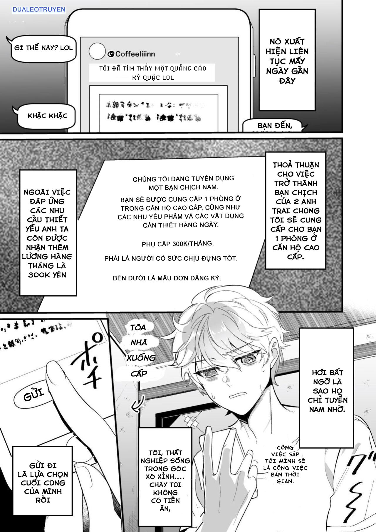HentaiVN.net - Ảnh 3 - Có vẻ tôi sắp bị vắt kiệt bởi 2 chàng dâm - one shot