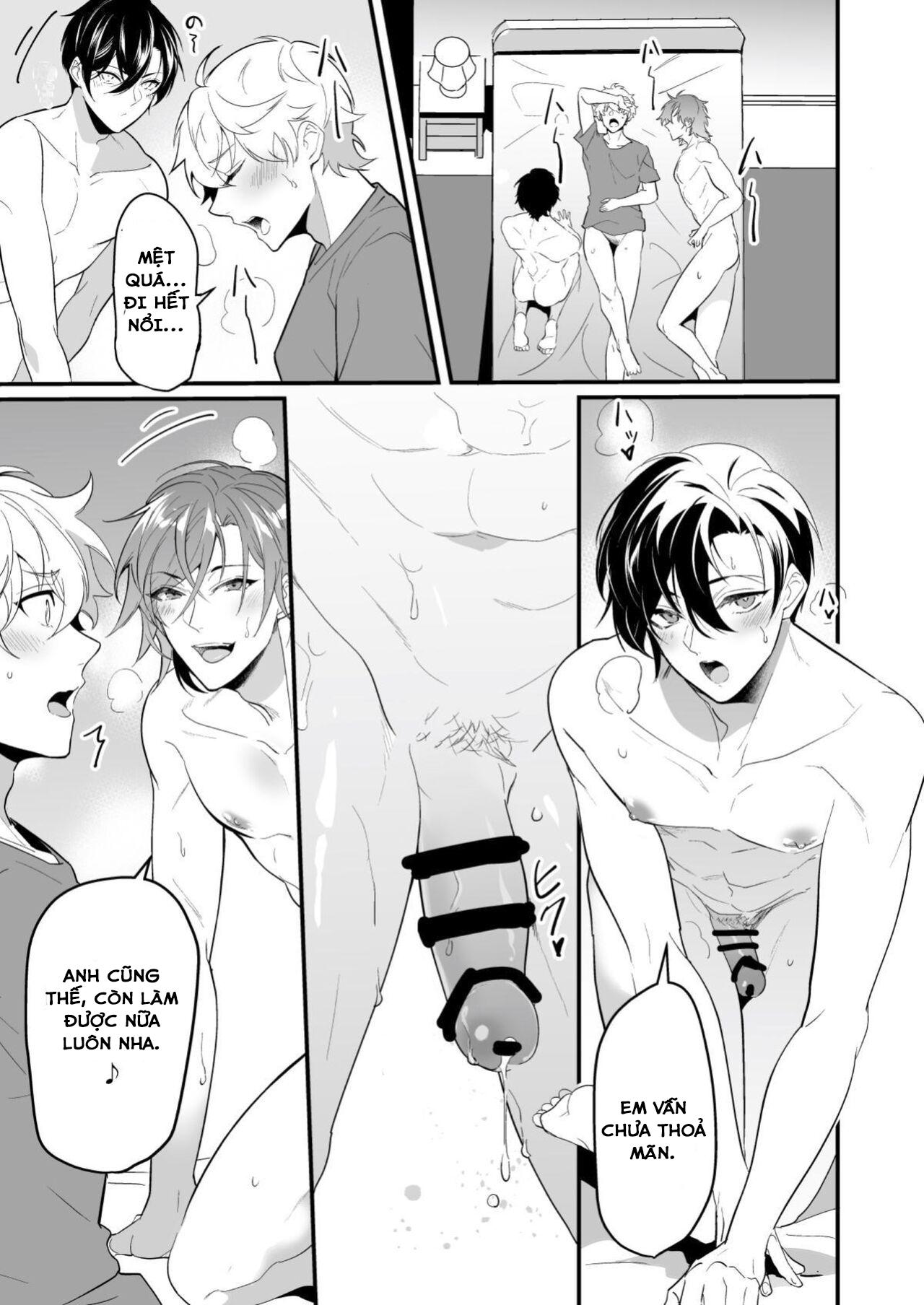 HentaiVN.net - Ảnh 27 - Có vẻ tôi sắp bị vắt kiệt bởi 2 chàng dâm - one shot