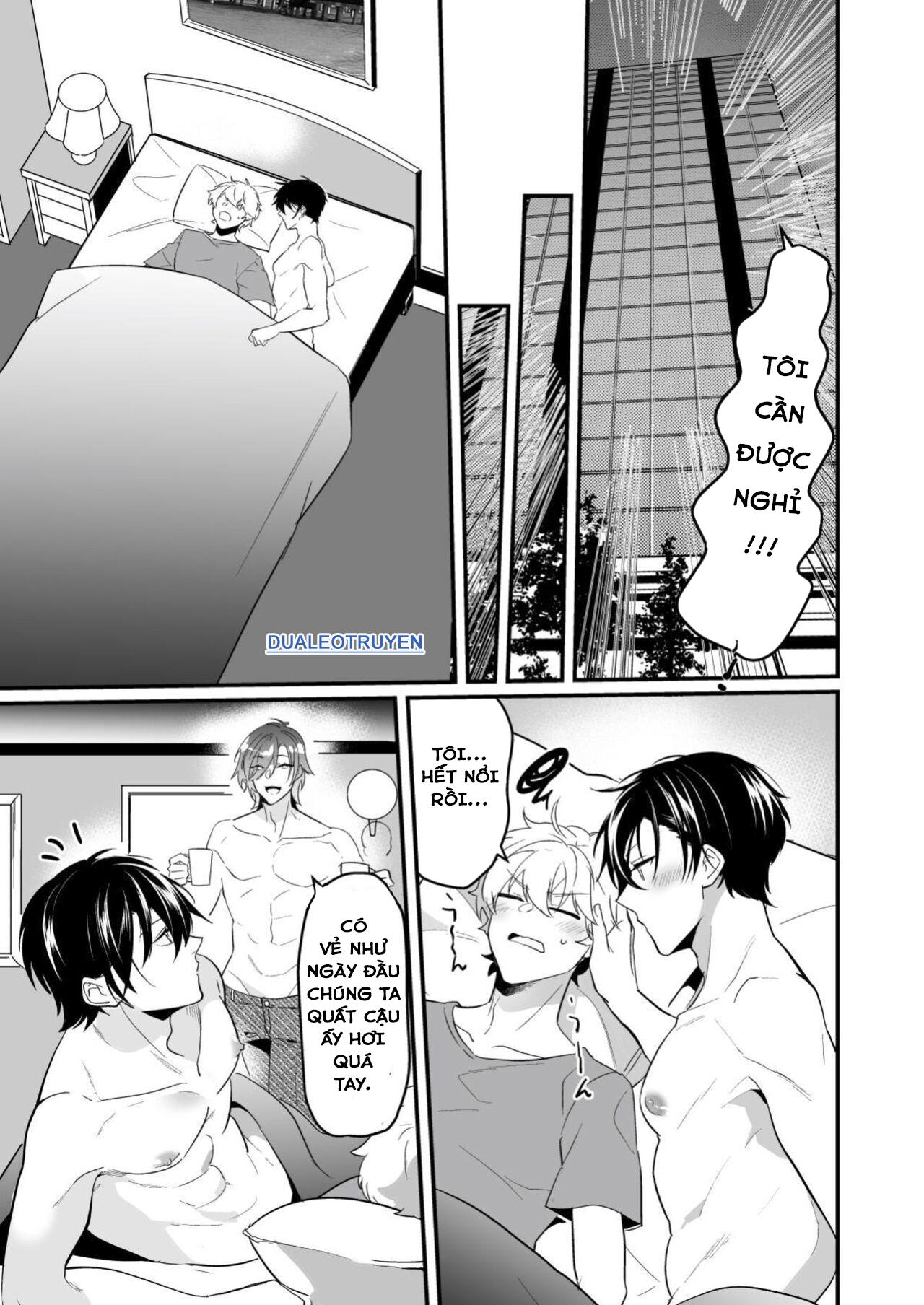 HentaiVN.net - Ảnh 29 - Có vẻ tôi sắp bị vắt kiệt bởi 2 chàng dâm - one shot