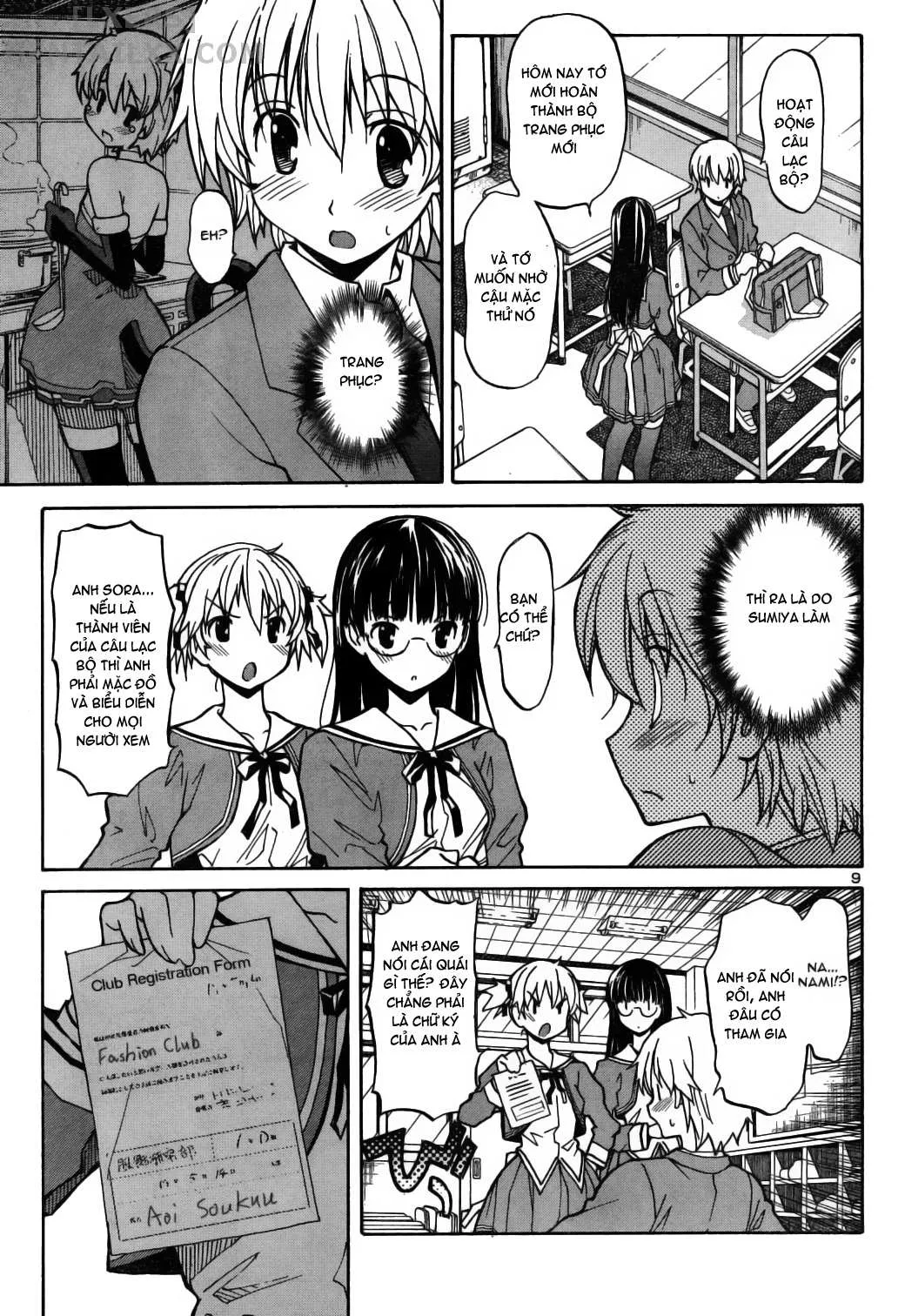 HentaiVN.net - Ảnh 10 - Aki no Sora [Aki Sora] - Chap 2