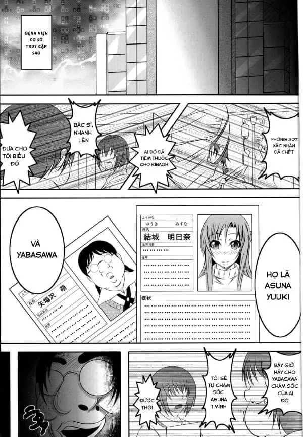 HentaiVN.net - Ảnh 3 - Irakabeshi Sugite Atama ga Okashiku Natta Hito ga Kangaeta SAO-hon [A SAO Book Drawn by a Man Driven Insane by Bashing his Head Against a Wall] - Oneshot