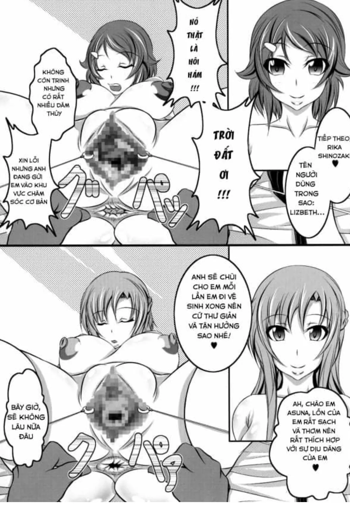HentaiVN.net - Ảnh 7 - Irakabeshi Sugite Atama ga Okashiku Natta Hito ga Kangaeta SAO-hon [A SAO Book Drawn by a Man Driven Insane by Bashing his Head Against a Wall] - Oneshot