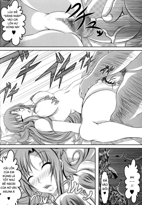 HentaiVN.net - Ảnh 9 - Irakabeshi Sugite Atama ga Okashiku Natta Hito ga Kangaeta SAO-hon [A SAO Book Drawn by a Man Driven Insane by Bashing his Head Against a Wall] - Oneshot