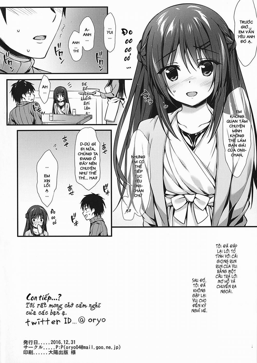 HentaiVN.net - Ảnh 25 - Tôi không thể hẹn hò với em gái mình. [僕は妹と付き合えない。, Boku wa Imouto to Tsukiae Nai.] - Oneshot