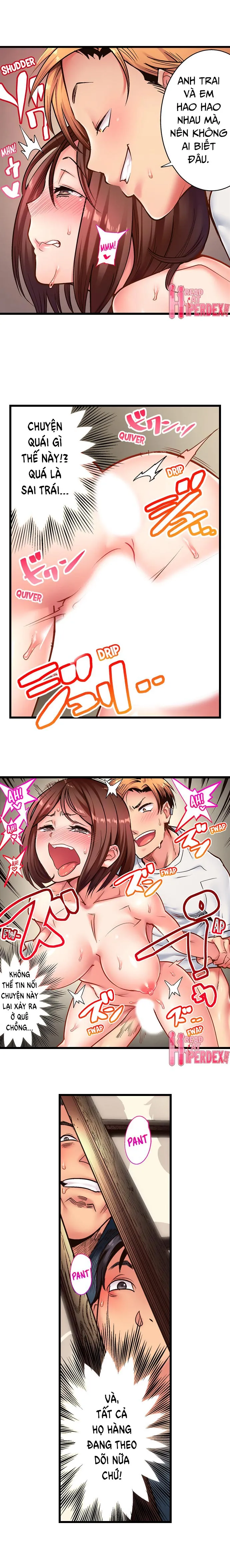 HentaiVN.net - Ảnh 7 - Fucking My Husband's Younger Brother [ネトラレ里帰り～ガテン義弟と真夜中の子作り～] - Chap 3
