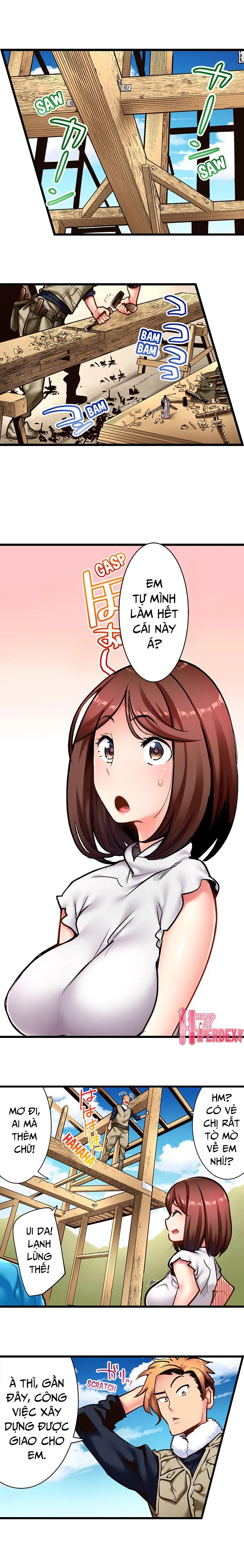 HentaiVN.net - Ảnh 7 - Fucking My Husband's Younger Brother [ネトラレ里帰り～ガテン義弟と真夜中の子作り～] - Chap 4