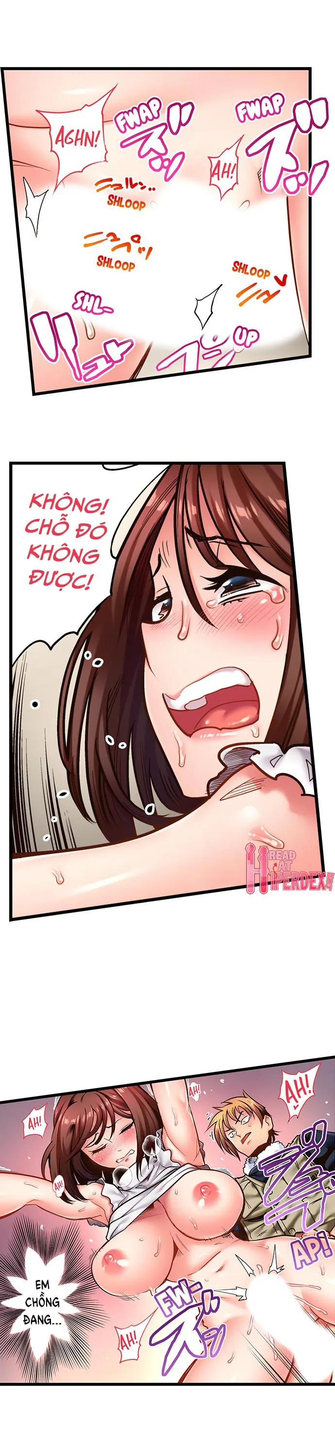 HentaiVN.net - Ảnh 4 - Fucking My Husband's Younger Brother [ネトラレ里帰り～ガテン義弟と真夜中の子作り～] - Chap 6