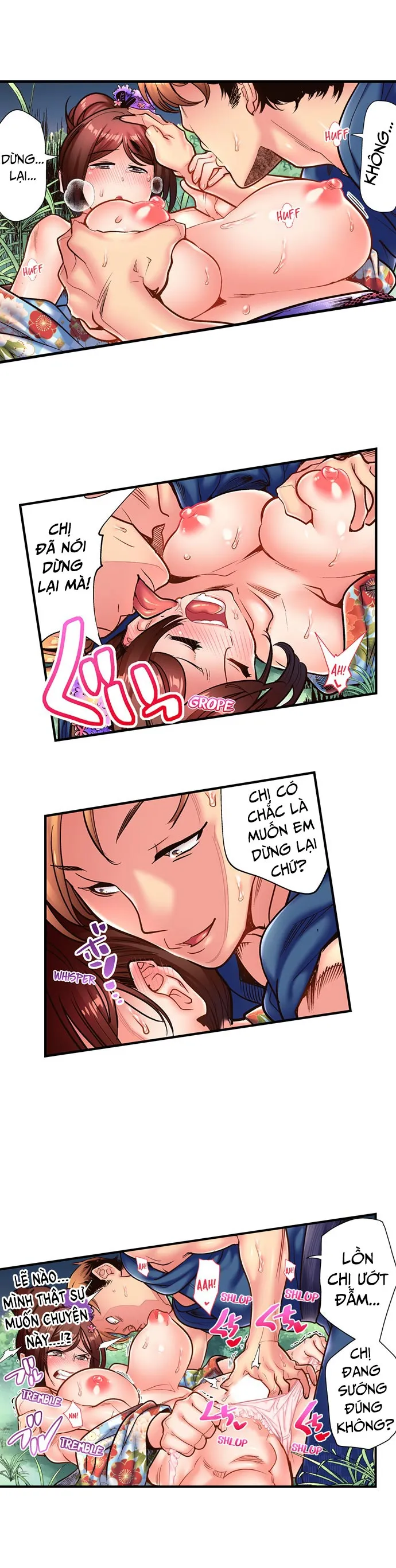 HentaiVN.net - Ảnh 4 - Fucking My Husband's Younger Brother [ネトラレ里帰り～ガテン義弟と真夜中の子作り～] - Chap 9