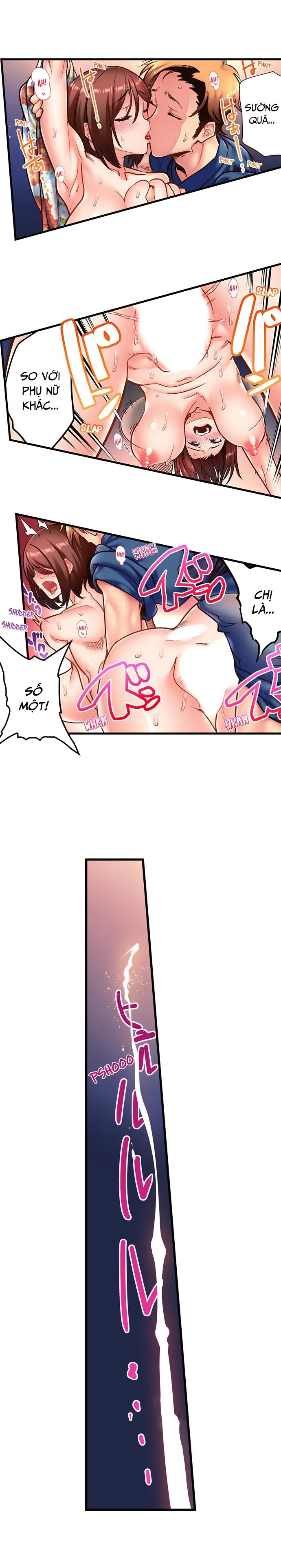 HentaiVN.net - Ảnh 8 - Fucking My Husband's Younger Brother [ネトラレ里帰り～ガテン義弟と真夜中の子作り～] - Chap 9