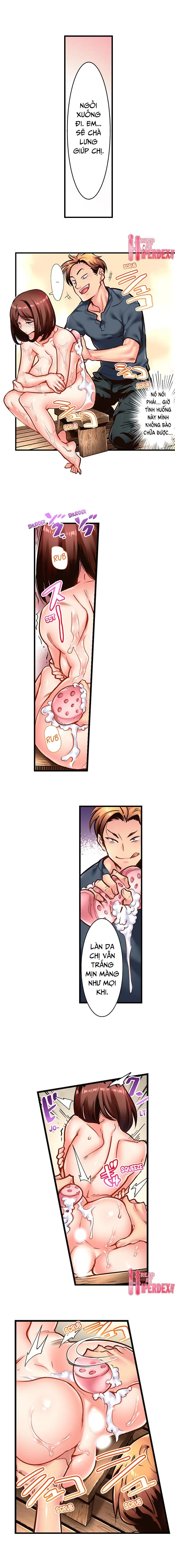 HentaiVN.net - Ảnh 5 - Fucking My Husband's Younger Brother [ネトラレ里帰り～ガテン義弟と真夜中の子作り～] - Chap 11