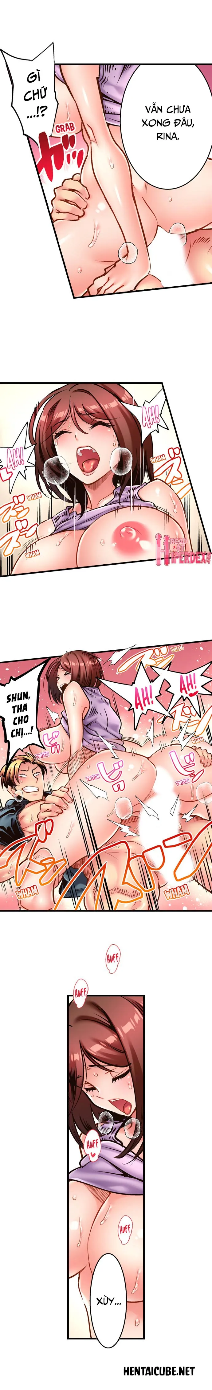 HentaiVN.net - Ảnh 9 - Fucking My Husband's Younger Brother [ネトラレ里帰り～ガテン義弟と真夜中の子作り～] - Chap 17
