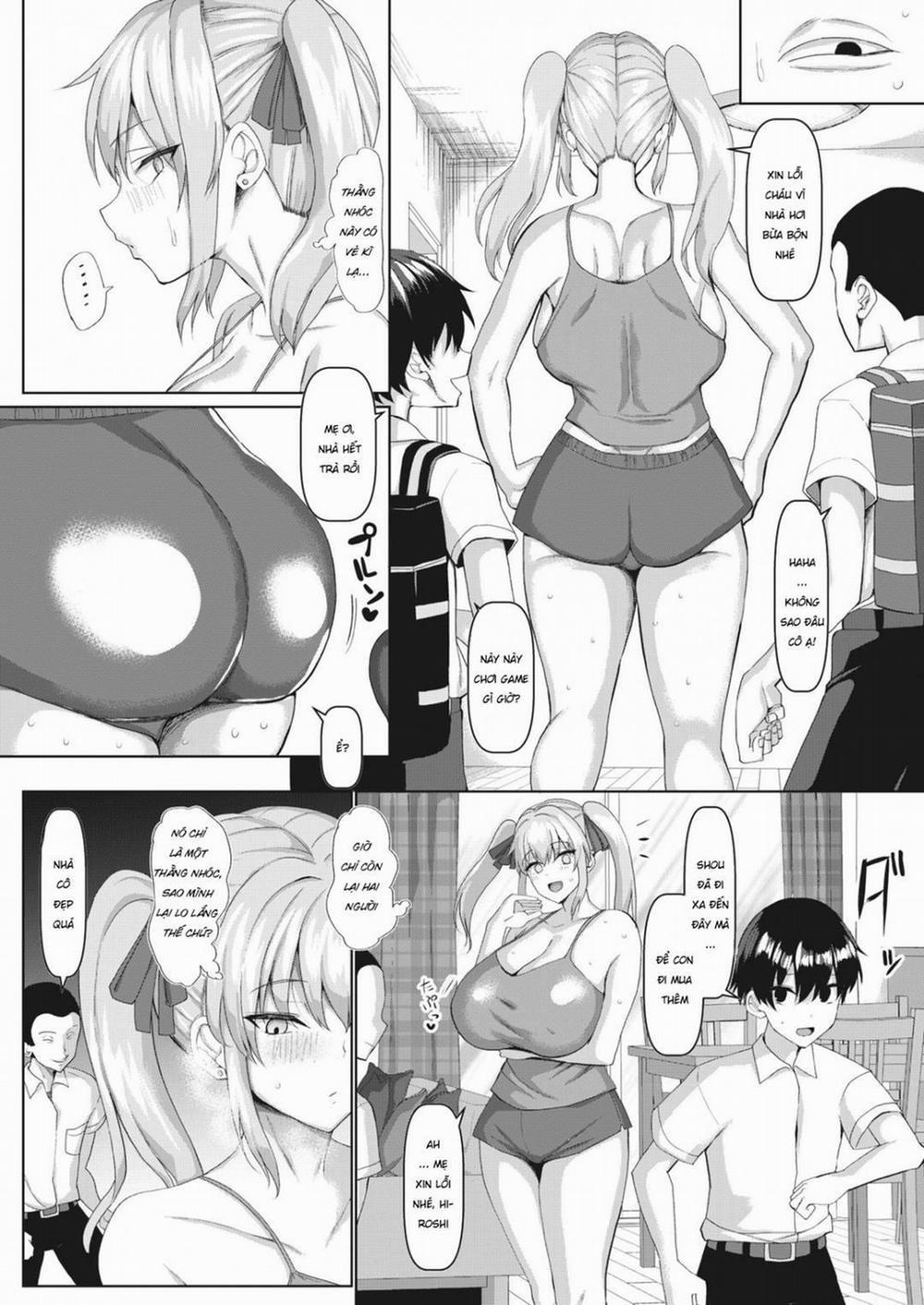 HentaiVN.net - Ảnh 3 - Mình dẫn bạn về nhà chơi, bạn địt luôn mẹ mình [Muchimuchi Mama Bundori Daisakusen] - Oneshot