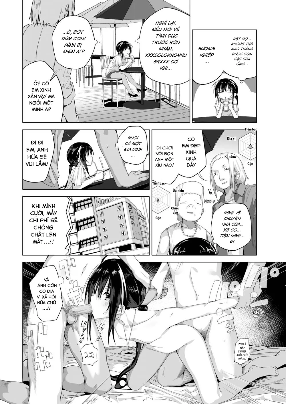 HentaiVN.net - Ảnh 10 - Đĩ già phiêu lưu ký [A Late-Twenty-Something’s Super Slutty Adventure] - Oneshot