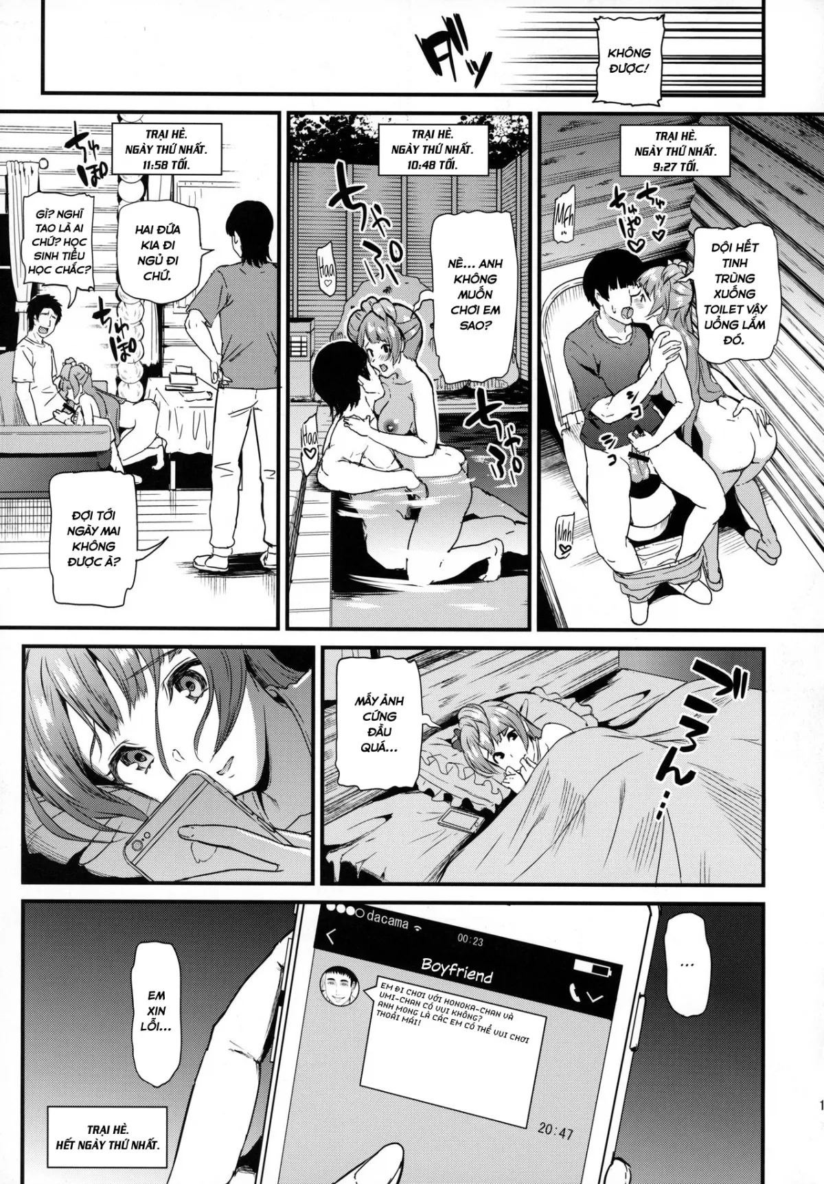 HentaiVN.net - Ảnh 18 - Joshidaisei Minami Kotori no YariCir Jikenbo Case.3 (Love Live!) [College Girl Kotori Minami's Hookup Circle Files Case.3] - Oneshot