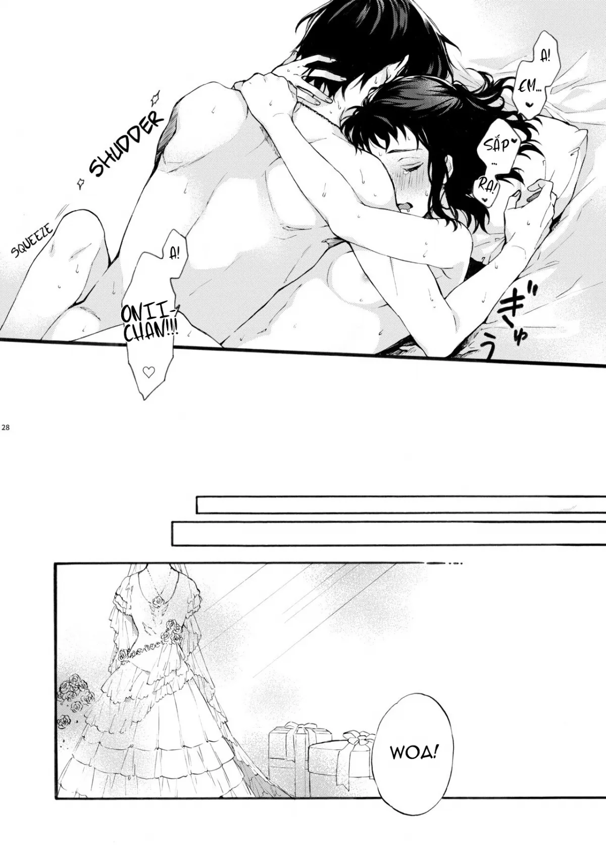 HentaiVN.net - Ảnh 28 - Kono Hito Kareshi ja Arimasen!! ~Shinomura Kyoudai no Jijou~ - Oneshot