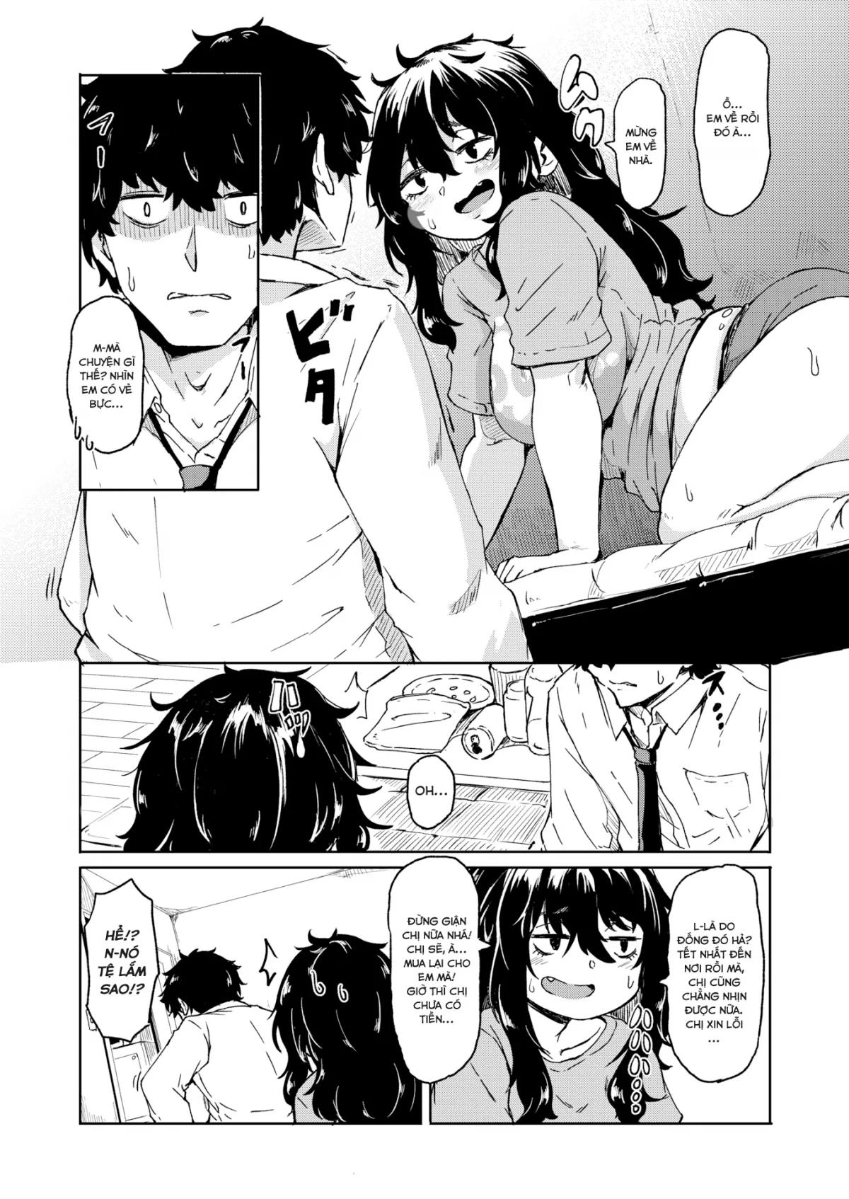 HentaiVN.net - Ảnh 10 - Bà chị mập địt! [Sister & Brother] - Oneshot