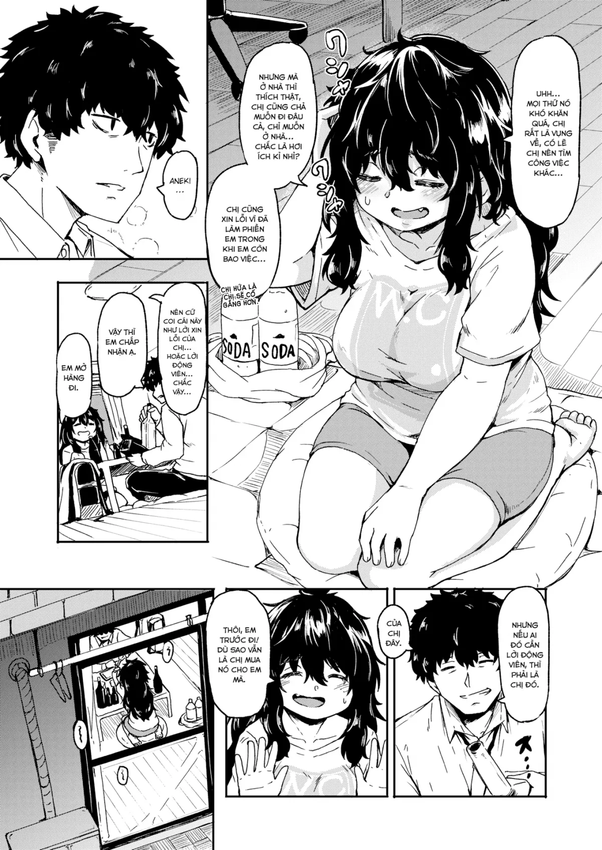 HentaiVN.net - Ảnh 13 - Bà chị mập địt! [Sister & Brother] - Oneshot