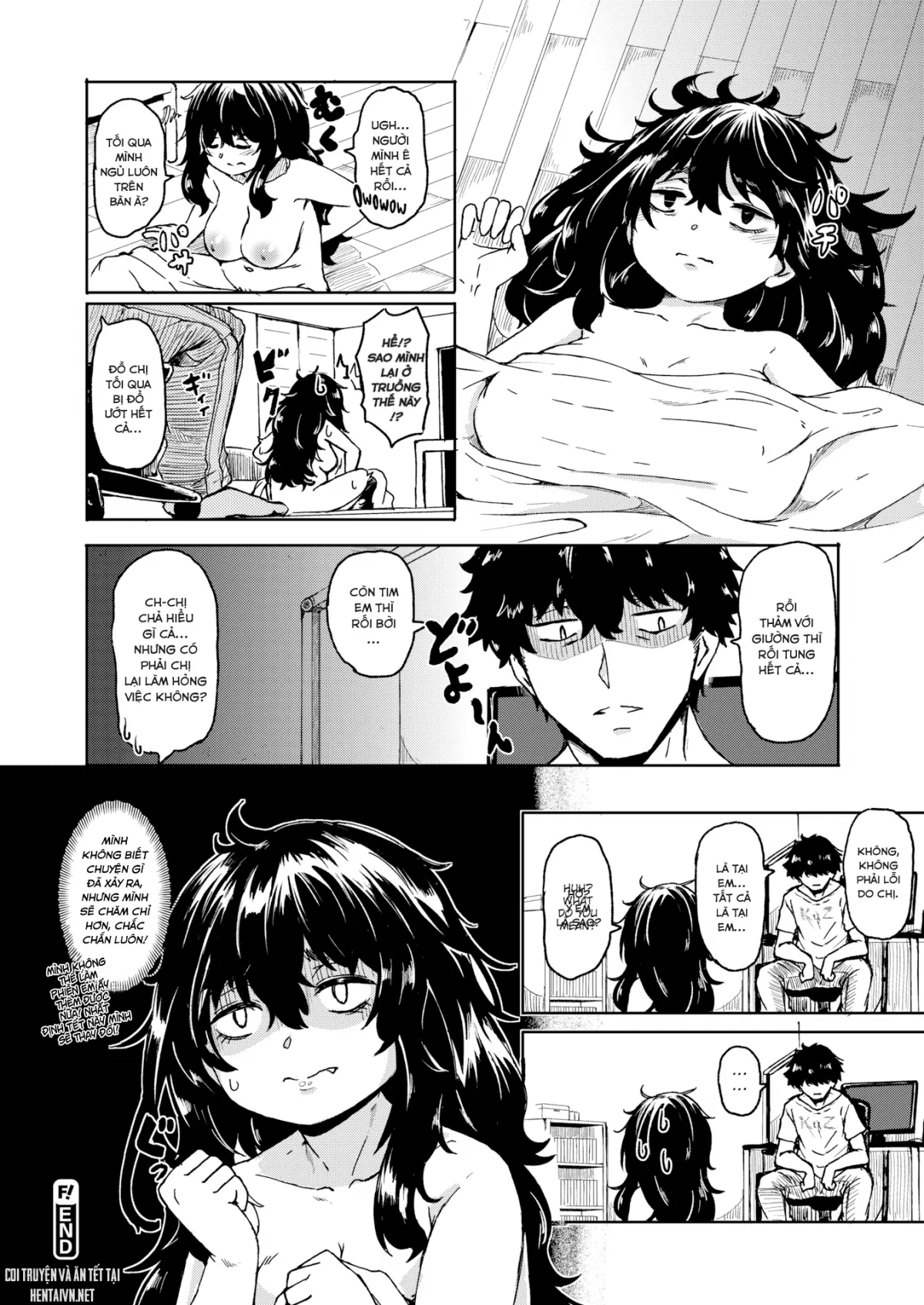 HentaiVN.net - Ảnh 26 - Bà chị mập địt! [Sister & Brother] - Oneshot