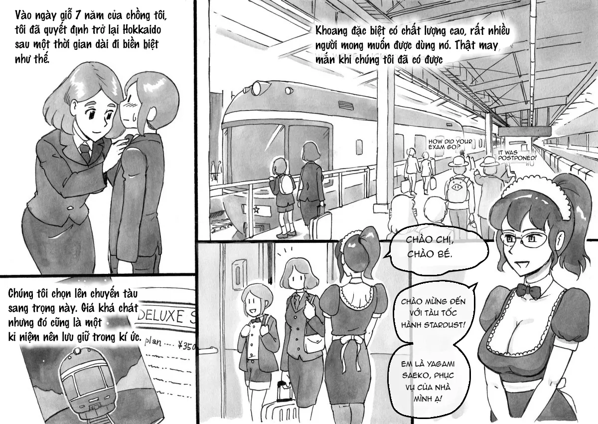 HentaiVN.net - Ảnh 5 - Chuyến tàu mơ ước [Mama-Sho Time. Dream Express] - Chap 1