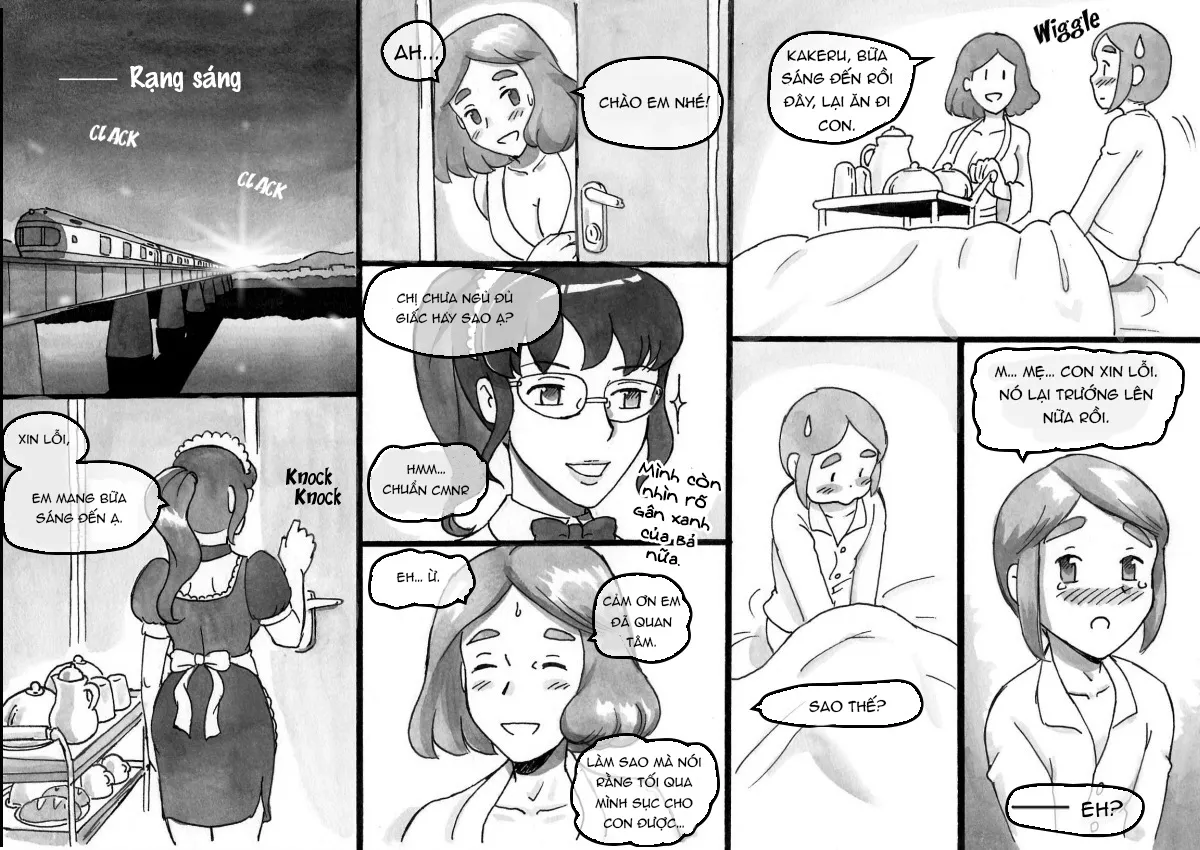 HentaiVN.net - Ảnh 12 - Chuyến tàu mơ ước [Mama-Sho Time. Dream Express] - Chap 2