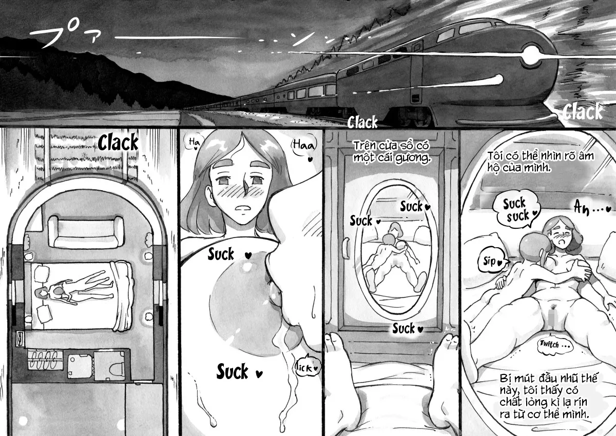 HentaiVN.net - Ảnh 19 - Chuyến tàu mơ ước [Mama-Sho Time. Dream Express] - Chap 2