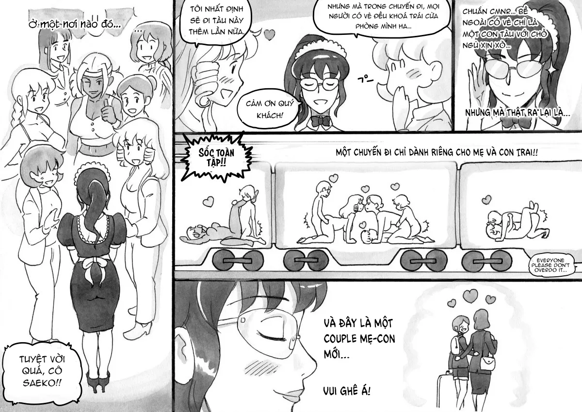 HentaiVN.net - Ảnh 16 - Chuyến tàu mơ ước [Mama-Sho Time. Dream Express] - Chap 3