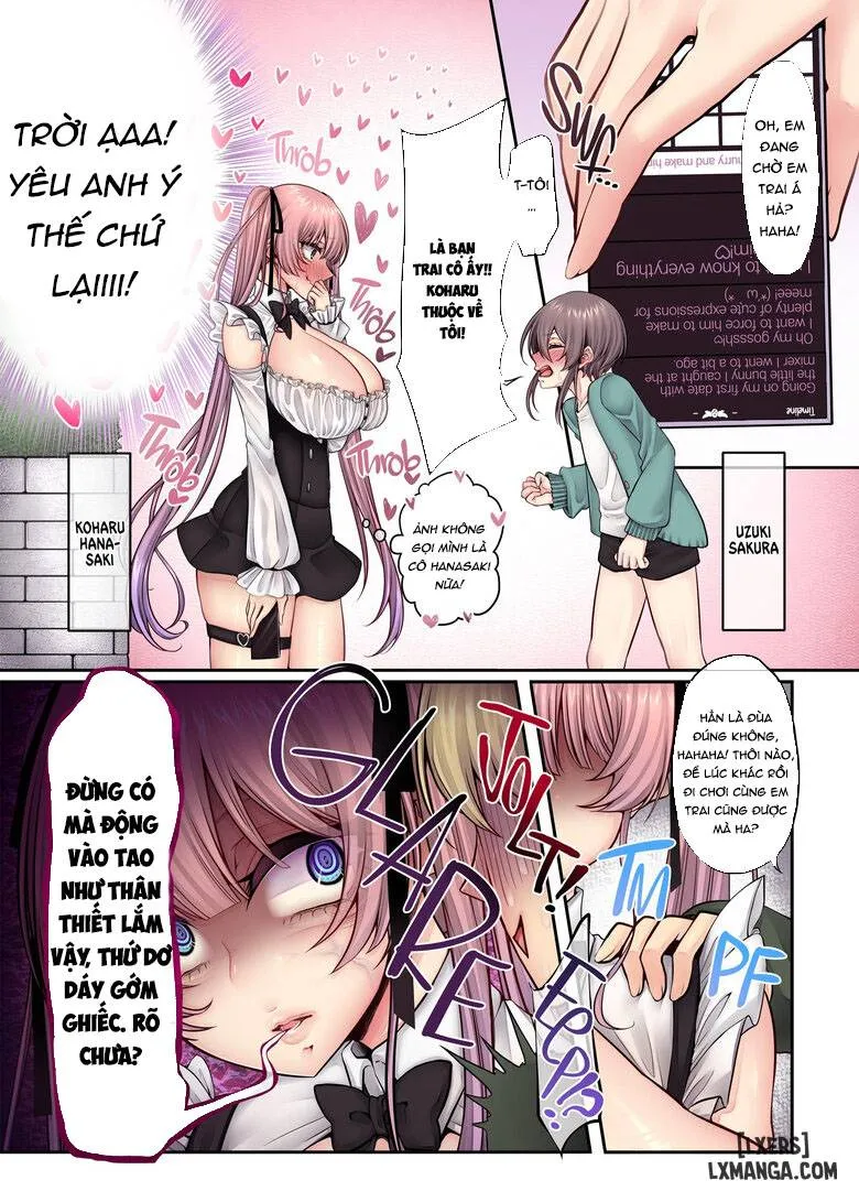 HentaiVN.net - Ảnh 3 - Cô người tình tóc hồng hư hỏng của tôi - Oneshot