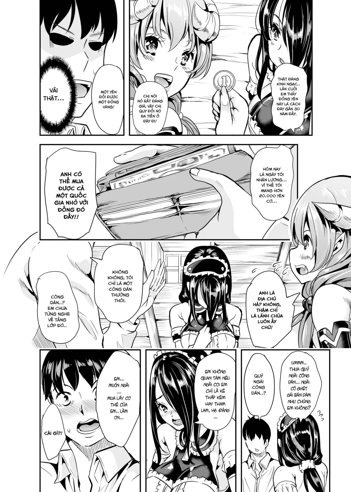 HentaiVN.net - Ảnh 10 - Dàn Harem tại dị giới [My harem in another world] - Chap 1