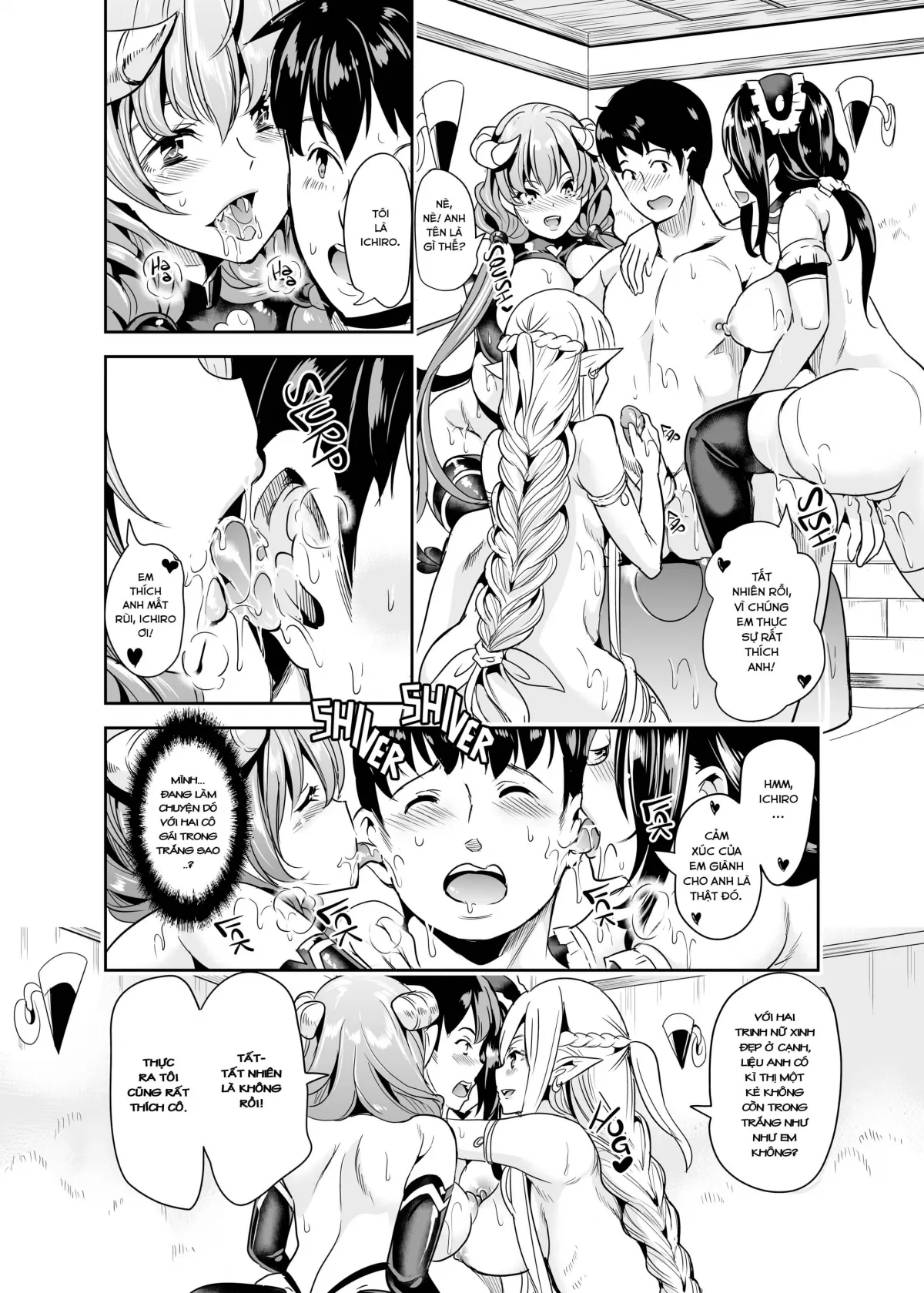 HentaiVN.net - Ảnh 14 - Dàn Harem tại dị giới [My harem in another world] - Chap 1