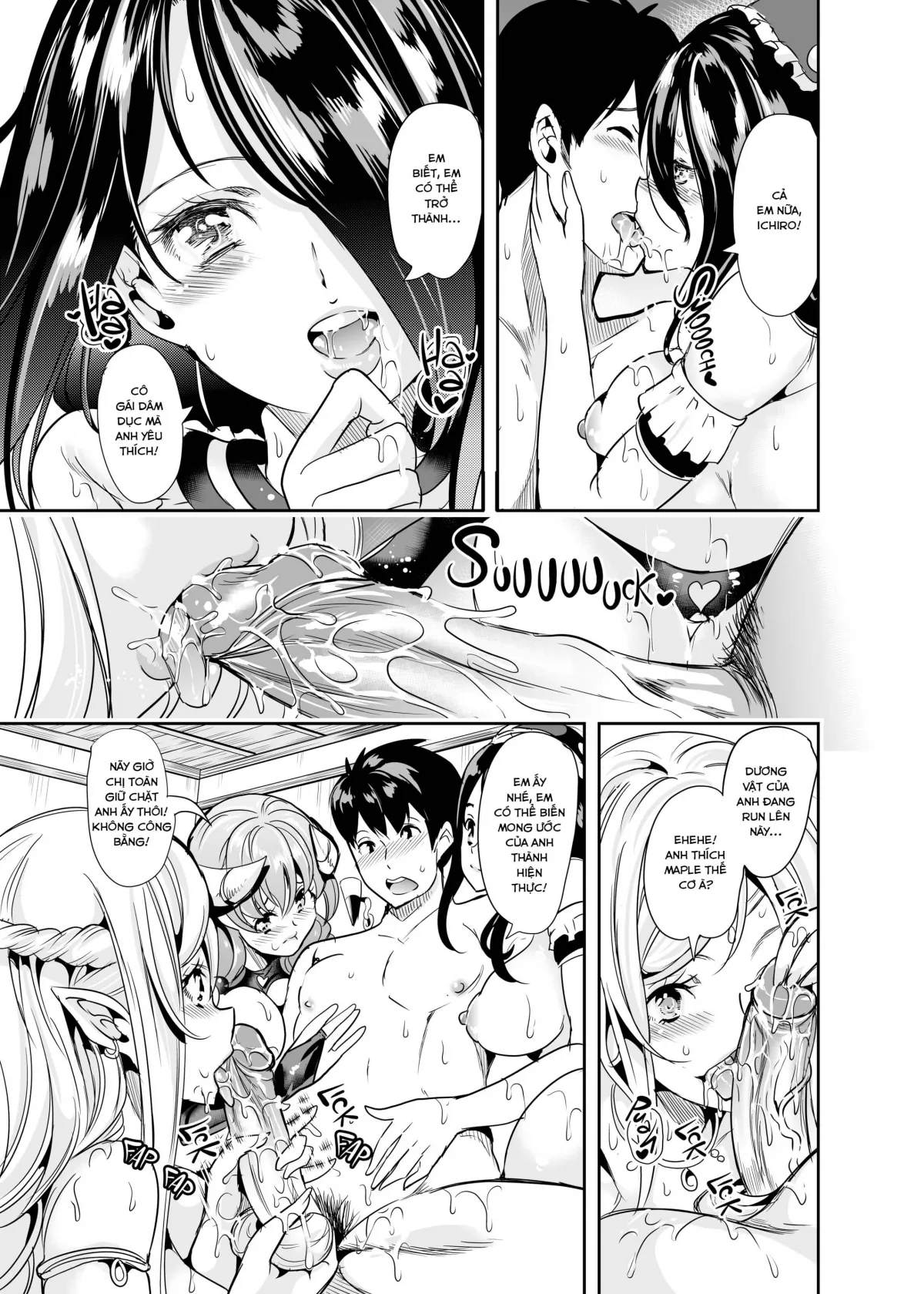 HentaiVN.net - Ảnh 17 - Dàn Harem tại dị giới [My harem in another world] - Chap 1