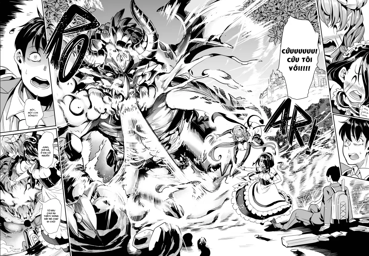 HentaiVN.net - Ảnh 5 - Dàn Harem tại dị giới [My harem in another world] - Chap 1