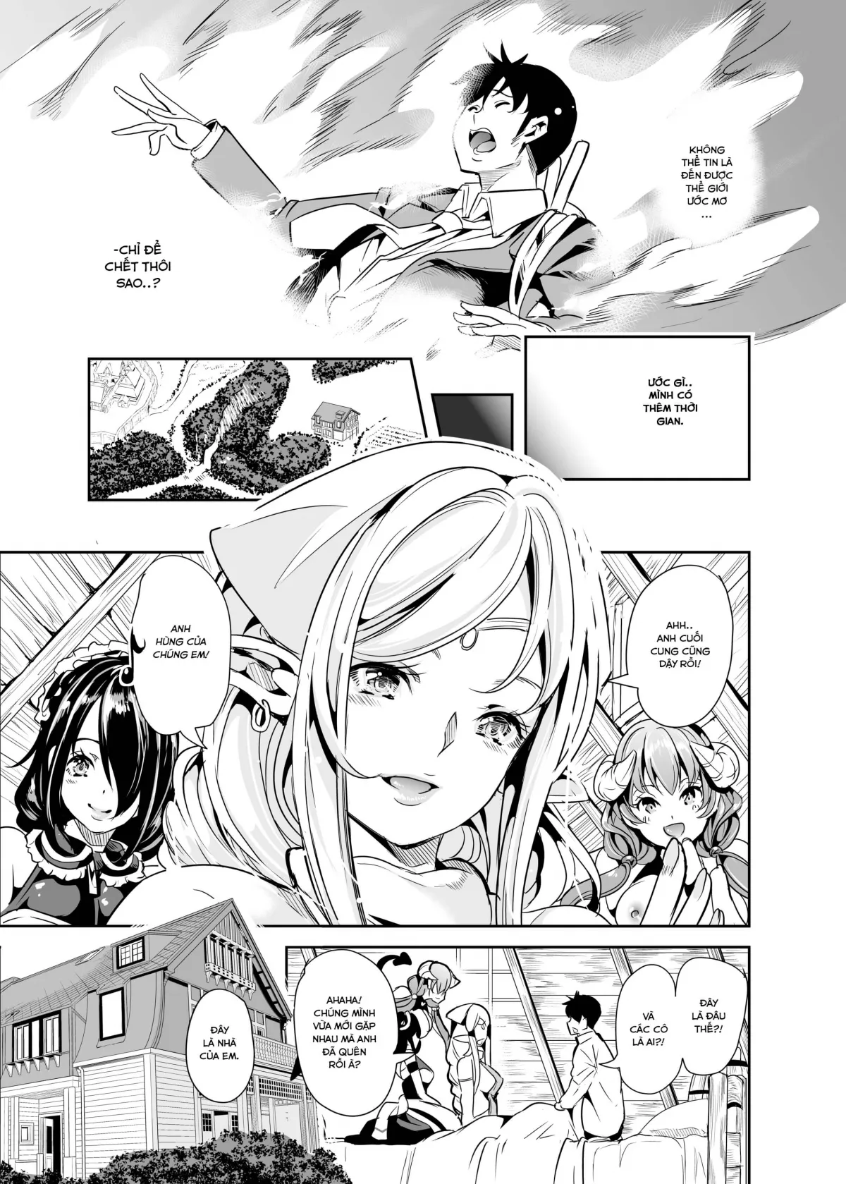 HentaiVN.net - Ảnh 7 - Dàn Harem tại dị giới [My harem in another world] - Chap 1