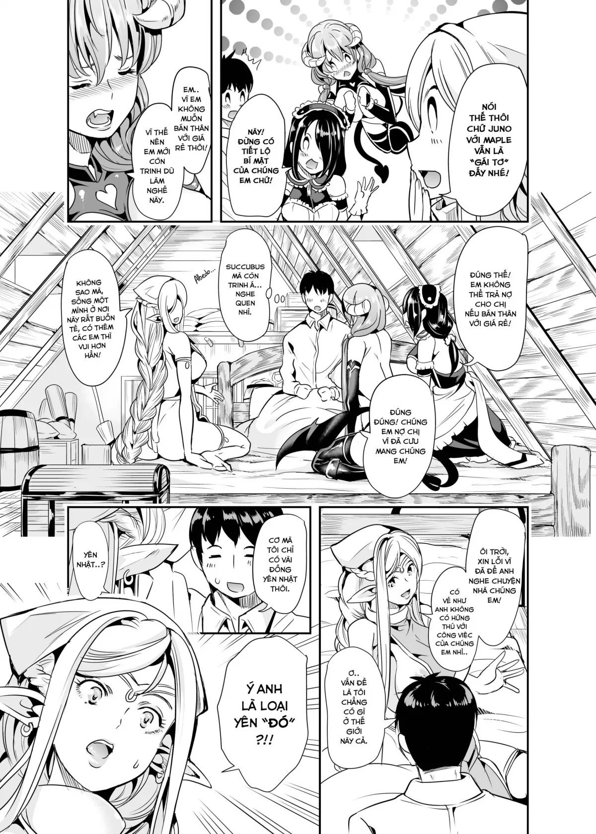 HentaiVN.net - Ảnh 9 - Dàn Harem tại dị giới [My harem in another world] - Chap 1