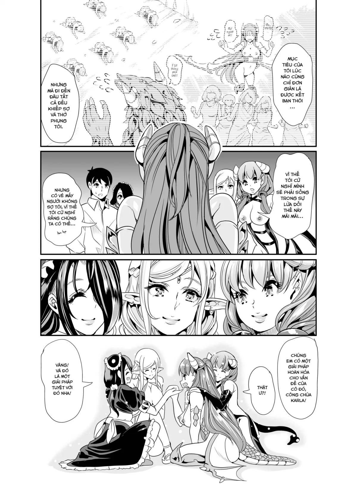 HentaiVN.net - Ảnh 15 - Dàn Harem tại dị giới [My harem in another world] - Chap 2(A)
